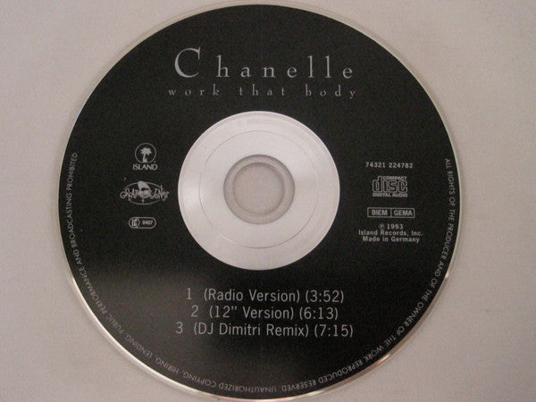 Chanelle : Work That Body (CD, Maxi)