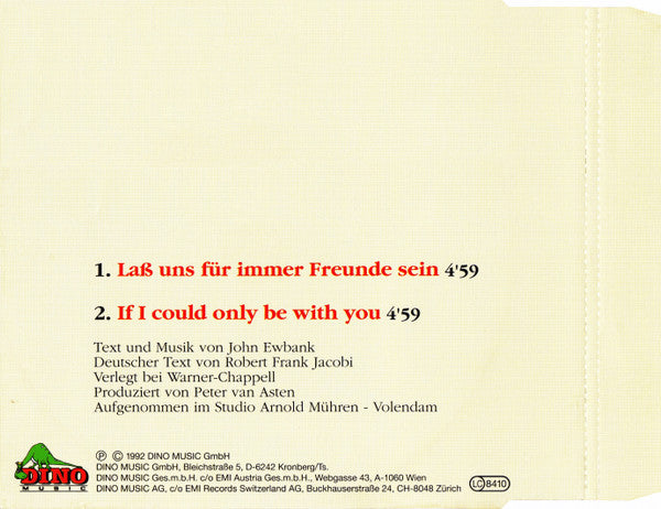 Gordon (3) : Laß Uns Für Immer Freunde Sein (CD, Single)