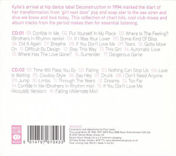 Kylie Minogue : Confide In Me (The Irresistible Kylie) (2xCD, Comp)