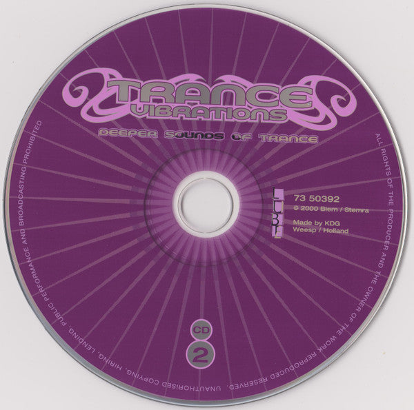 Various : Trance Vibrations (2xCD, Mixed)