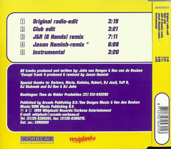 Enzio M. : Gimme....... Right Now (CD, Maxi)