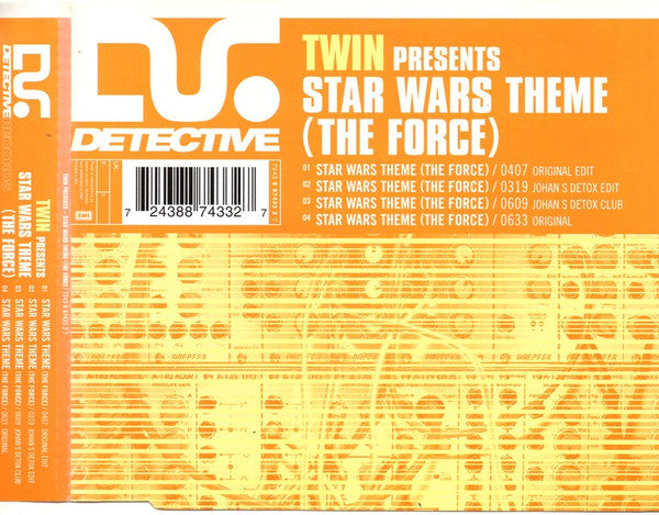 Twin : Star Wars Theme (The Force) (CD, Maxi)