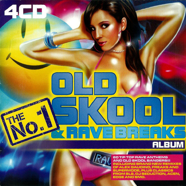 Various : The No.1 Old Skool & Rave Breaks Album (4xCD, Album, Comp)