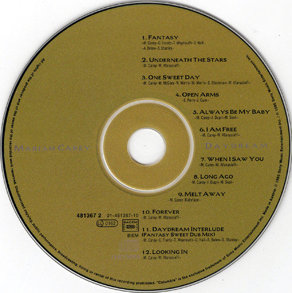 Mariah Carey : Daydream (CD, Album)