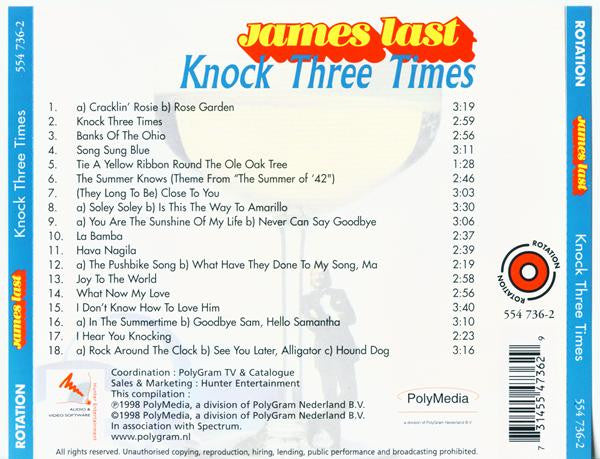 James Last : Knock Three Times (CD, Comp)