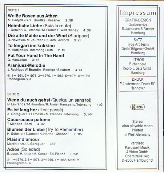Nana Mouskouri : Nana Mouskouri (Cass, Comp)