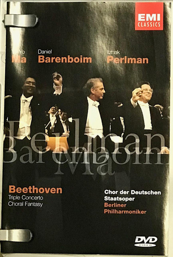 Ludwig van Beethoven, Itzhak Perlman, Yo-Yo Ma, Daniel Barenboim : Triple Concerto, Choral Fantasy  (DVD, NTSC)