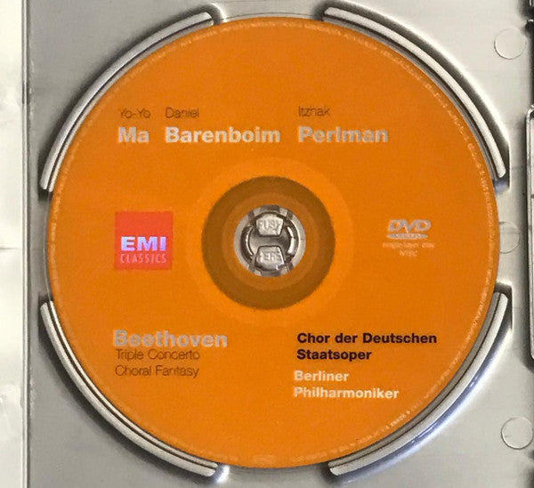 Ludwig van Beethoven, Itzhak Perlman, Yo-Yo Ma, Daniel Barenboim : Triple Concerto, Choral Fantasy  (DVD, NTSC)