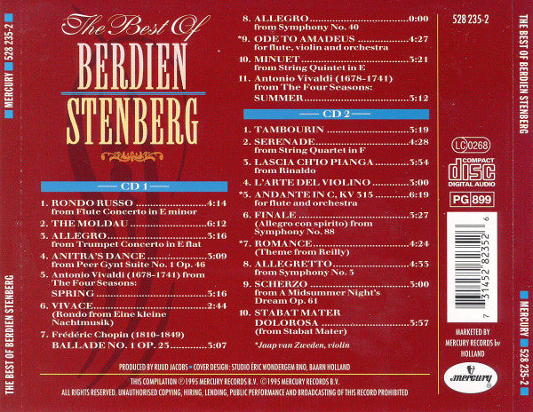 Berdien Stenberg : The Best Of  (CD, Comp)