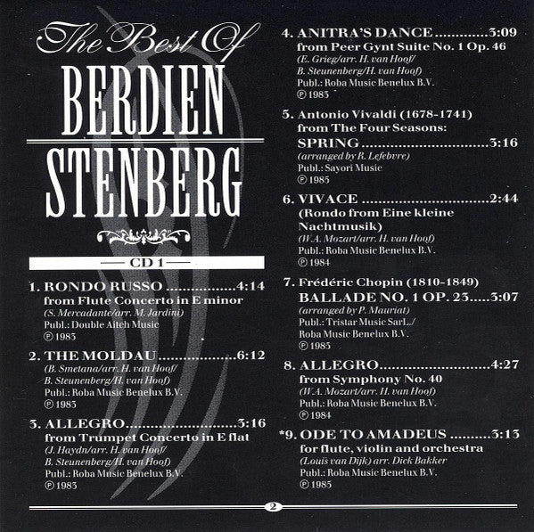 Berdien Stenberg : The Best Of  (CD, Comp)