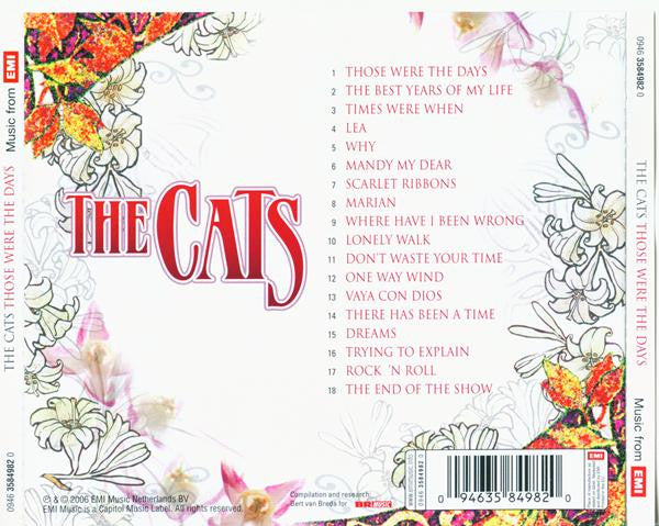The Cats : Those Were The Days (CD, Comp)