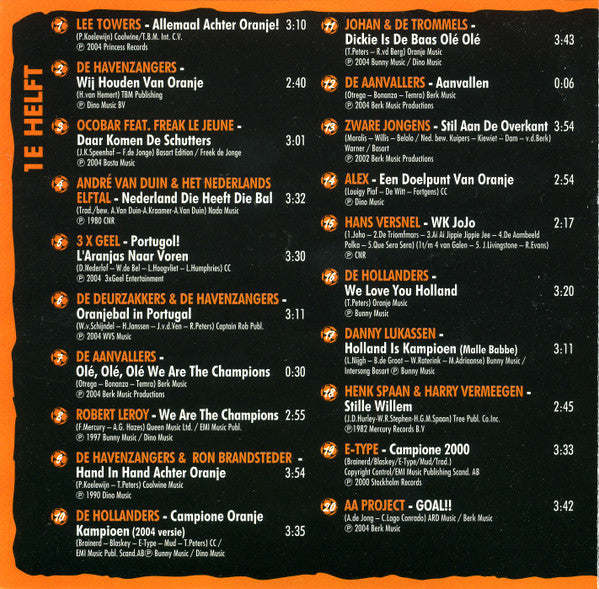 Various : Party Party - Oranje Hits 2004 (2xCD, Comp)