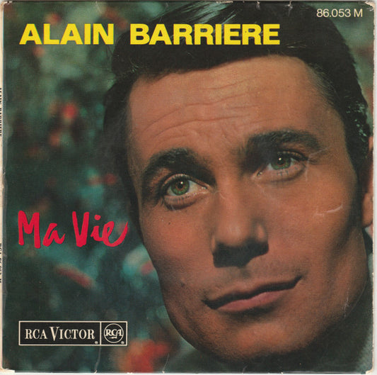 Alain Barrière : Ma Vie (7", EP, Mono)