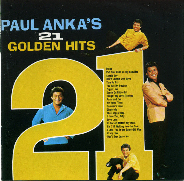 Paul Anka : Paul Anka's 21 Golden Hits (CD, Comp, RE)