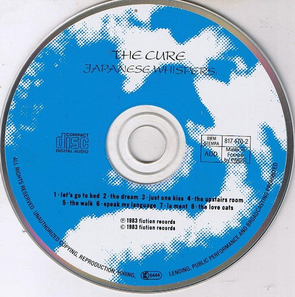 The Cure : Japanese Whispers (CD, Comp, RE, PMD)