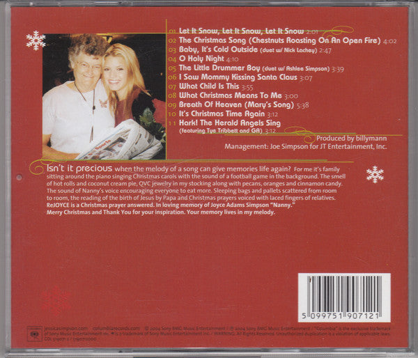 Jessica Simpson : Rejoyce: The Christmas Album (CD, Album)
