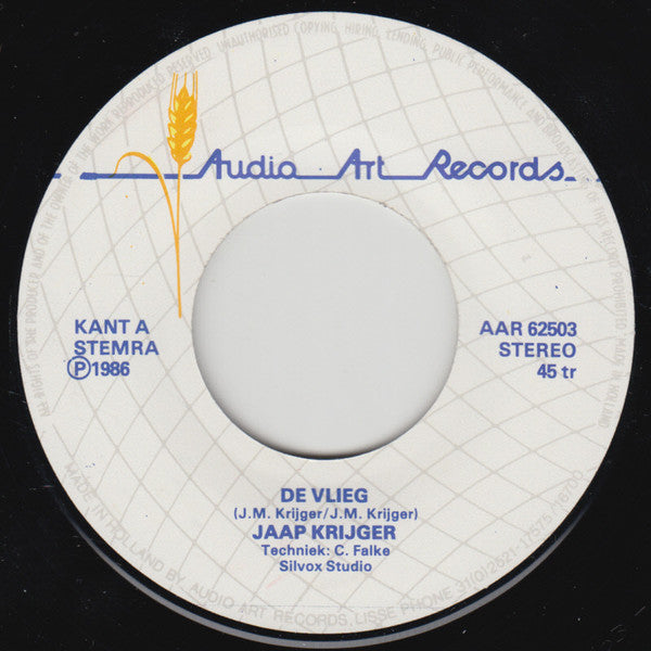 Jaap Krijger : De Vlieg (7", Single)