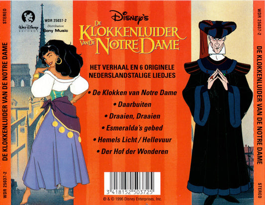 Various : De Klokkenluider Van De Notre Dame (CD)
