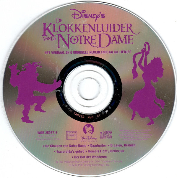 Various : De Klokkenluider Van De Notre Dame (CD)