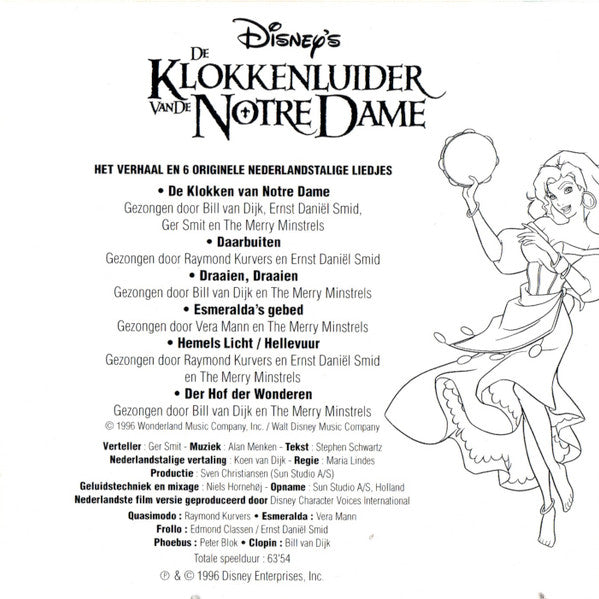 Various : De Klokkenluider Van De Notre Dame (CD)