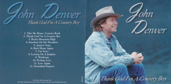 John Denver : Thank God I'm A Country Boy - Greatest Country Songs (CD, Album)