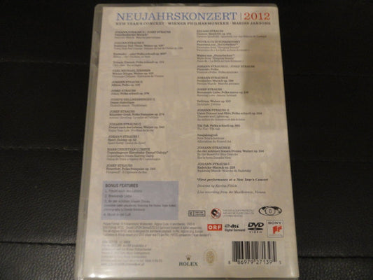 Mariss Jansons, Wiener Philharmoniker : New Year's Concert 2012 (DVD, Copy Prot., NTSC)