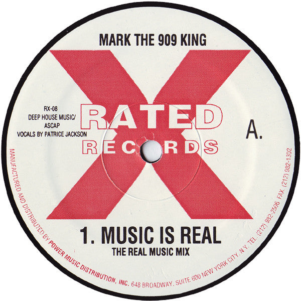Mark The 909 King : The Music Is Real (12")
