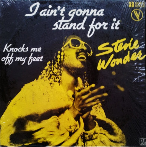 Stevie Wonder : I Ain't Gonna Stand For It (12", Maxi, Ltd)