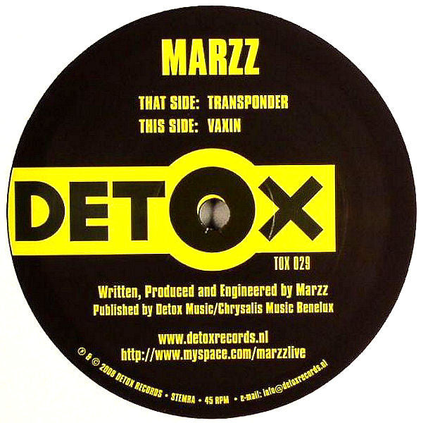Marzz : Transponder / Vaxin (12")