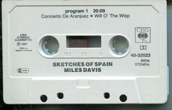 Miles Davis : Sketches Of Spain (Cass, Album, RE)