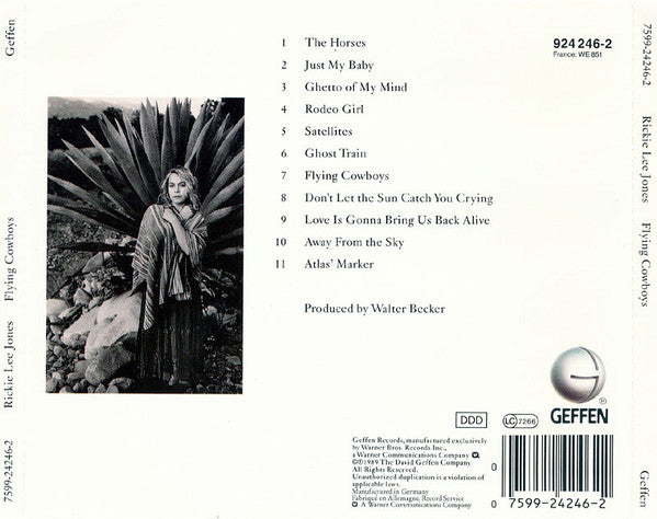 Rickie Lee Jones : Flying Cowboys (CD, Album)