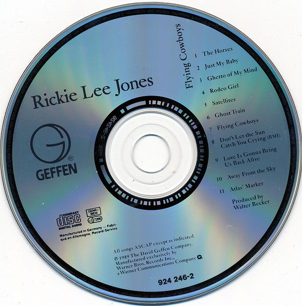 Rickie Lee Jones : Flying Cowboys (CD, Album)