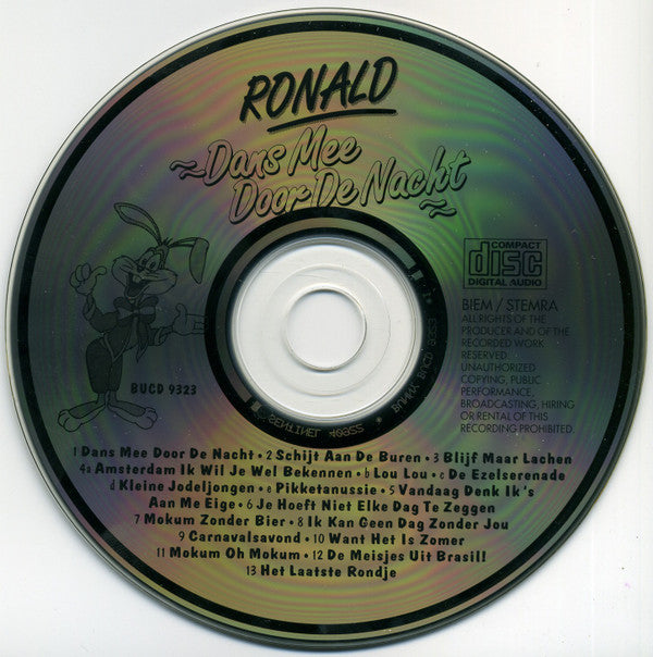 Ronald (3) : Dans Mee Door De Nacht (CD, Album)
