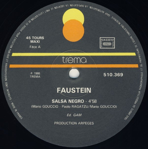 Faustein : Salsa Negro (12", Maxi)