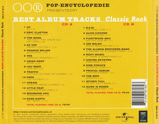 Various : Best Album Tracks Classic Rock (2xCD, Comp)