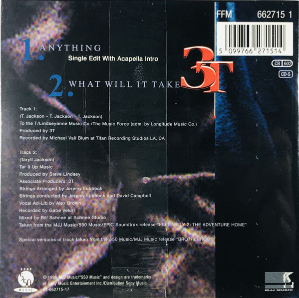 3T : Anything (CD, Single)