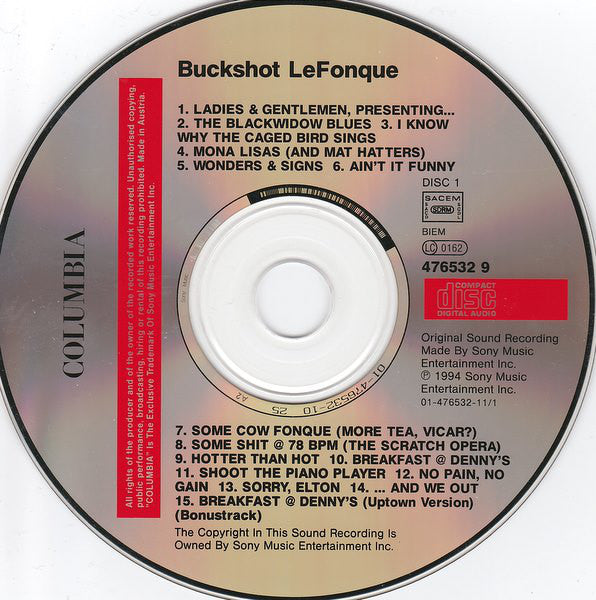 Buckshot LeFonque : Buckshot LeFonque (2xCD, Album, Ltd)