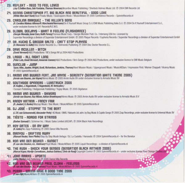 Ben Liebrand : Megadance Summermix 2005 (CD, Mixed)