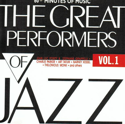 Various : The Great Performers Of Jazz - Vol. 1 (CD, Comp)