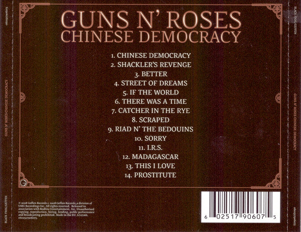 Guns N' Roses : Chinese Democracy (CD, Album)