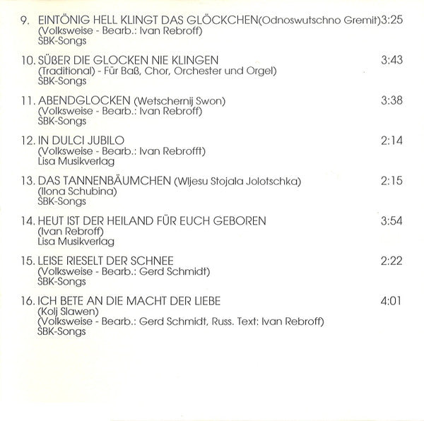 Ivan Rebroff : Weihnacht Mit Ivan Rebroff (CD)