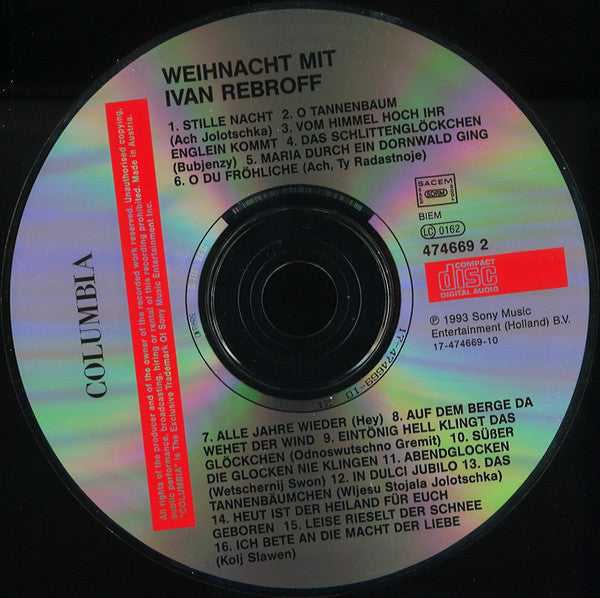 Ivan Rebroff : Weihnacht Mit Ivan Rebroff (CD)