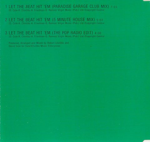 Lisa Lisa & Cult Jam : Let The Beat Hit 'Em (CD, Maxi)