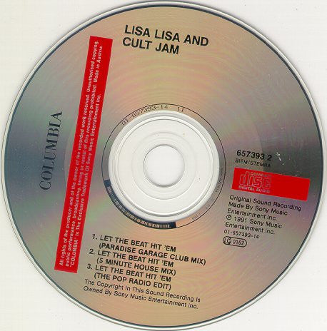 Lisa Lisa & Cult Jam : Let The Beat Hit 'Em (CD, Maxi)