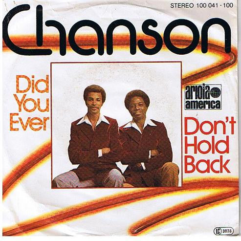 Chanson : Don't Hold Back / Did You Ever (7")