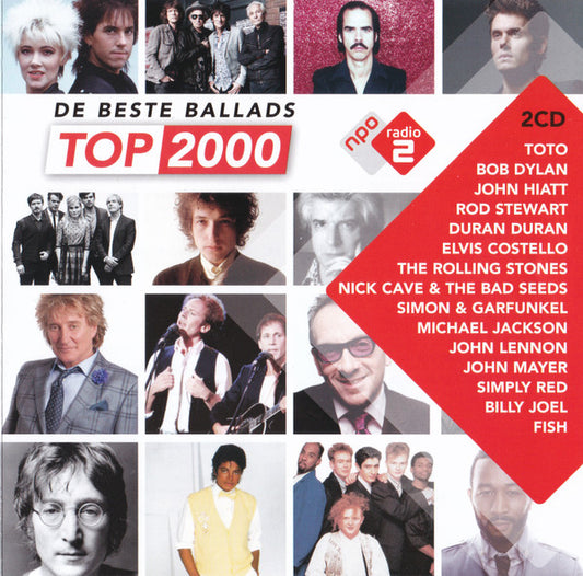 Various : De Beste Ballads Top 2000 (2xCD, Album, Comp)