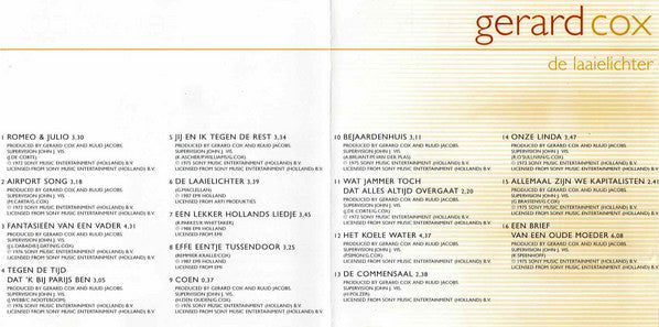 Gerard Cox : De Laaielichter (CD, Comp)