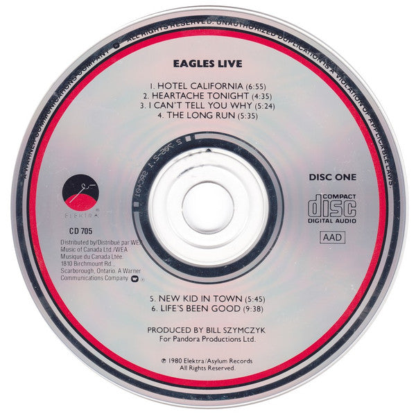 Eagles : Eagles Live (2xCD, Album)