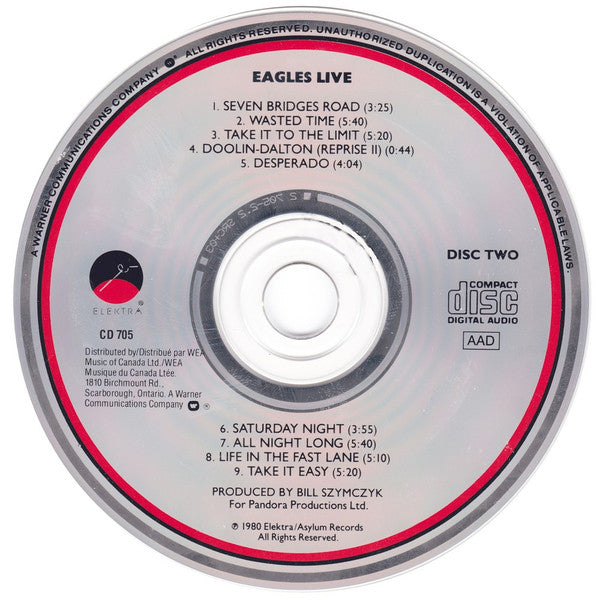 Eagles : Eagles Live (2xCD, Album)