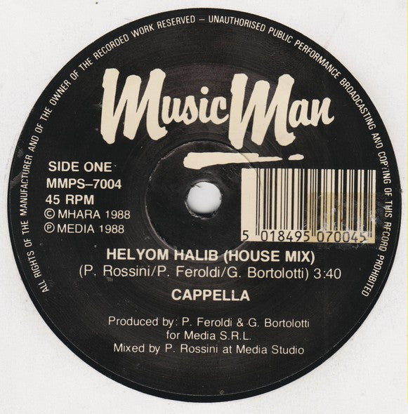 Cappella : Helyom Halib (7")